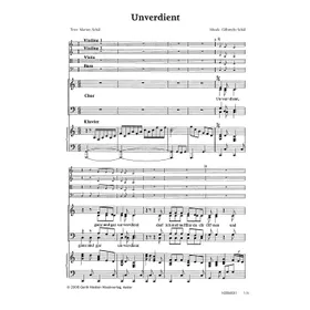 Produktbild des Artikels Unverdient (Noten - Download)