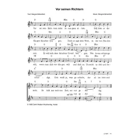 Produktbild des Artikels Vor seinen Richtern (Noten - Download)