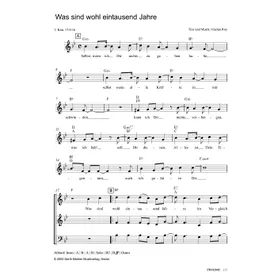 Produktbild des Artikels Was sind wohl eintausend Jahre (Noten - Download)