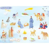 Stimmungsbild zu Rica und Mischa an der Krippe