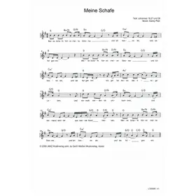 Produktbild des Artikels Meine Schafe (Noten - Download)