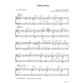 Produktbild des Artikels König Jesus (Noten - Download)