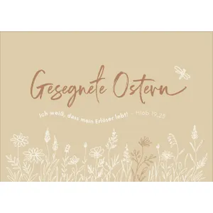 Produktbild des Artikels Faltkarte "Gesegnete Ostern" (Schreibwaren)