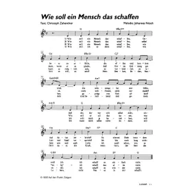 Produktbild des Artikels Wie soll ein Mensch das schaffen (Noten - Download)