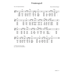 Produktbild des Artikels Friedensgruß (Noten - Download)