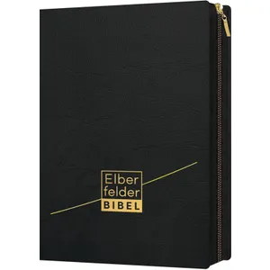 Produktbild des Artikels Elberfelder Bibel - Taschenausgabe, Leder mit Reißverschluss (Bibel - Leder)