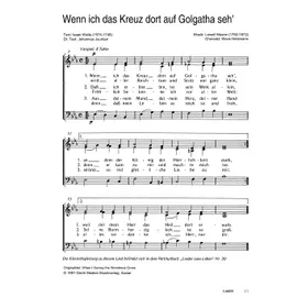 Produktbild des Artikels Wenn ich das Kreuz dort auf Golgatha seh (Noten - Download)