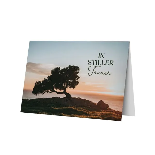 Produktbild des Artikels Faltkarte - In stiller Trauer (Schreibwaren)