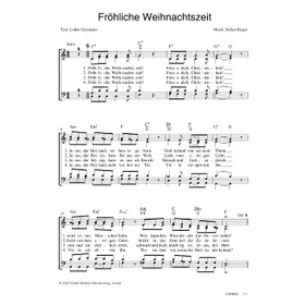 Produktbild des Artikels Fröhliche Weihnachtszeit (Noten - Download)