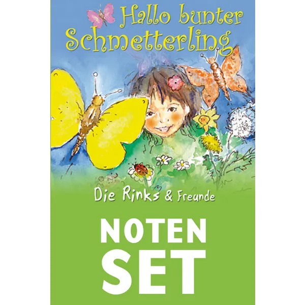 Produktbild des Artikels Hallo bunter Schmetterling (Noten-Set) (Noten - Download)