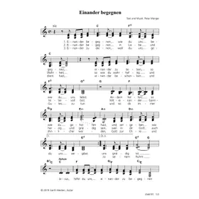 Produktbild des Artikels Einander begegnen (Noten - Download)