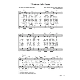 Produktbild des Artikels Zünde an dein Feuer (Noten - Download)