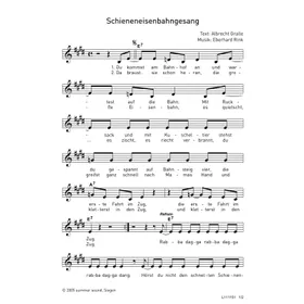 Produktbild des Artikels Schieneneisenbahngesang (Noten - Download)
