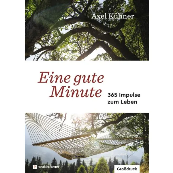 Produktbild des Artikels Eine gute Minute - Großdruck (Buch - Gebunden)