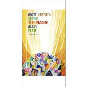 Produktbild des Artikels Jahreslosung 2026 - Faltkarten mit Betrachtung 10er Set (Schreibwaren)