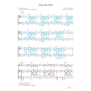 Produktbild des Artikels Über alle Welt (Noten - Download)