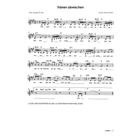 Produktbild des Artikels Tränen abwischen (Noten - Download)