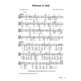 Produktbild des Artikels Welcome to God (Noten - Download)
