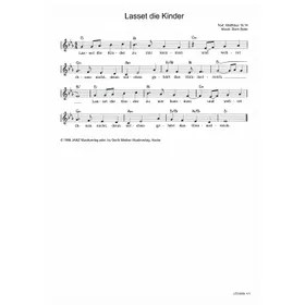 Produktbild des Artikels Lasset die Kinder (Noten - Download)