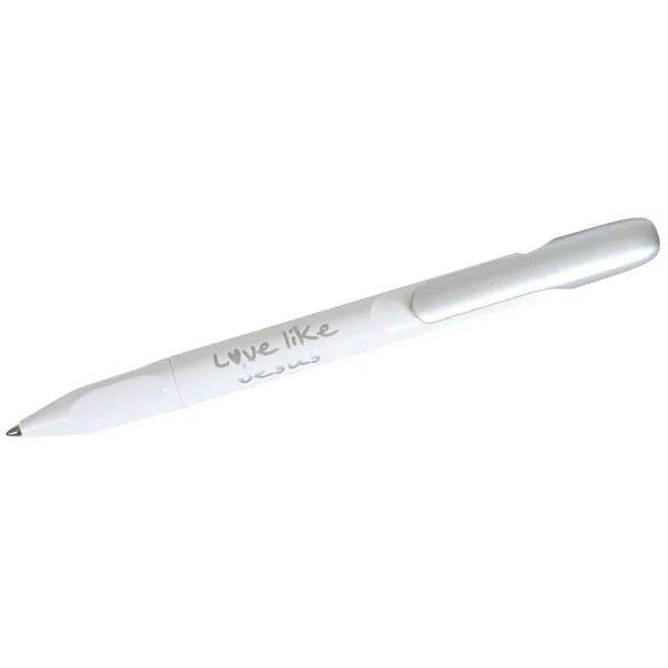 Produktbild des Artikels Kugelschreiber "Love like Jesus" - weiß/silber (Schreibwaren)