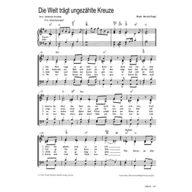 Produktbild des Artikels Die Welt trägt ungezählte Kreuze (Noten - Download)