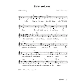 Produktbild des Artikels Es ist so klein (Noten - Download)