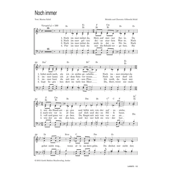 Produktbild des Artikels Noch immer (Noten - Download)