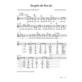 Produktbild des Artikels Da geht die Post ab (Noten - Download)