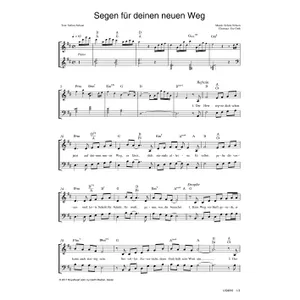 Produktbild des Artikels Segen für deinen neuen Weg (Noten - Download)