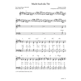 Produktbild des Artikels Macht hoch die Tür (Noten - Download)