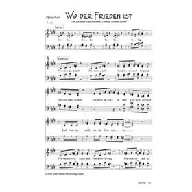 Produktbild des Artikels Wo der Frieden ist (Noten - Download)