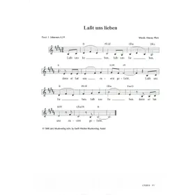 Produktbild des Artikels Lasst uns lieben (Noten - Download)