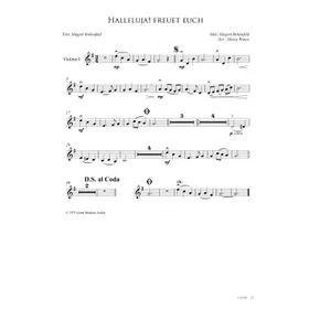Produktbild des Artikels Halleluja! Freuet euch (Violine 1) (Noten - Download)