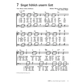Produktbild des Artikels Singet fröhlich unserm Gott (Noten - Download)