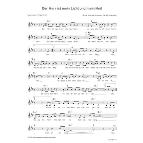 Produktbild des Artikels Der Herr ist mein Licht und mein Heil (Noten - Download)