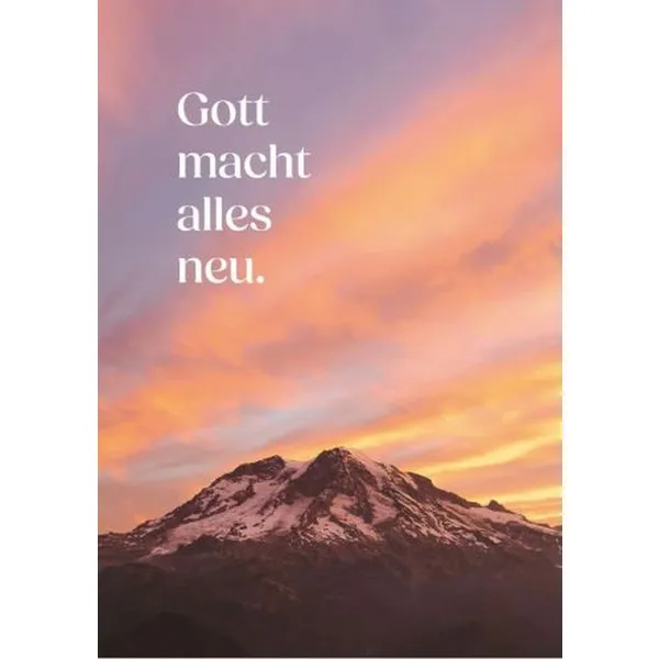 Produktbild des Artikels Postkarte "Gott macht alles neu" (Schreibwaren)