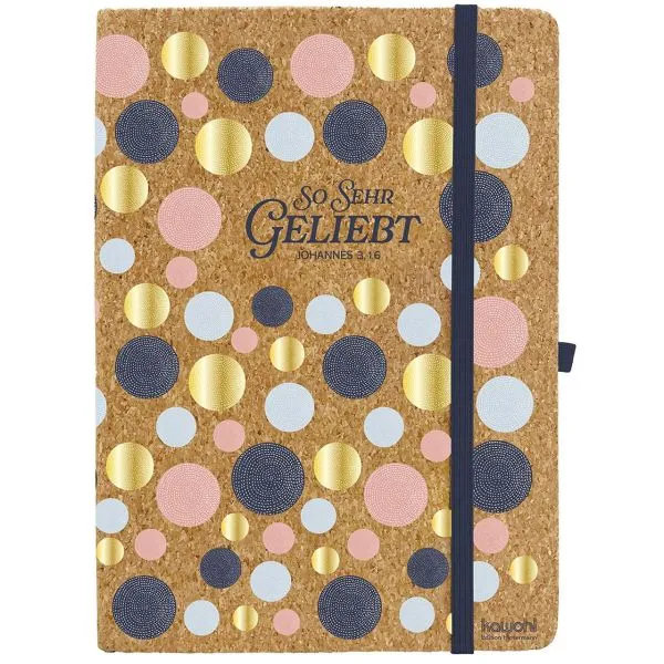 Produktbild des Artikels Notizbuch Kork: So sehr geliebt (Schreibwaren - Gebunden)