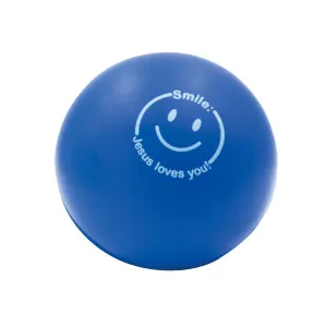 Produktbild des Artikels Softball "Smile - Jesus loves you!" - blau ()