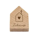 Stimmungsbild zu Holzhaus Magnet "Zuhause"