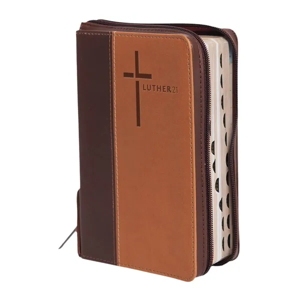 Produktbild des Artikels Luther21 - Standardausgabe - Cowboy Braun/Beige (Bibel - Kunstleder)