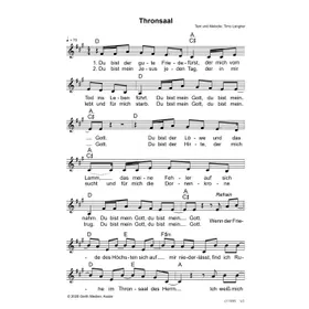 Produktbild des Artikels Thronsaal (Noten - Download)