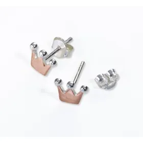 Produktbild des Artikels Ohrstecker Krone - roségold ()
