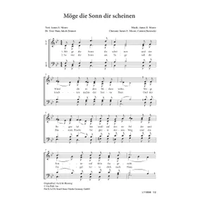 Produktbild des Artikels Möge die Sonn dir scheinen (Noten - Download)