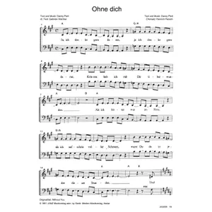 Produktbild des Artikels Ohne dich (Noten - Download)