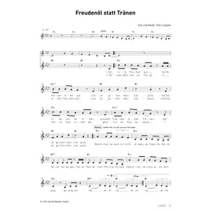 Produktbild des Artikels Freudenöl statt Tränen (Noten - Download)