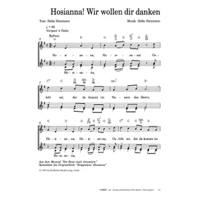 Produktbild des Artikels Hosianna (Noten - Download)