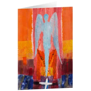 Produktbild des Artikels Kunstkarten "Lichtblauer Wächter" 5 Stk. (Schreibwaren)