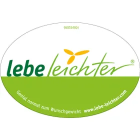 Produktbild des Artikels Aufkleber Lebe leichter - 25er-Pack (Werbemittel)