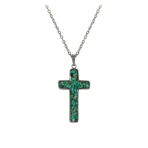 Produktbild des Artikels Halskette mit Anhänger Kreuz - Edelstahl ()