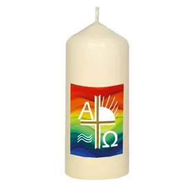 Produktbild des Artikels Kerze Alpha/Omega - groß ()